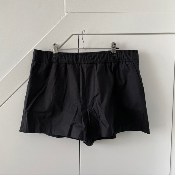 Almina Concept -- Black Boxer Cotton Shorts - Picture 2 of 5